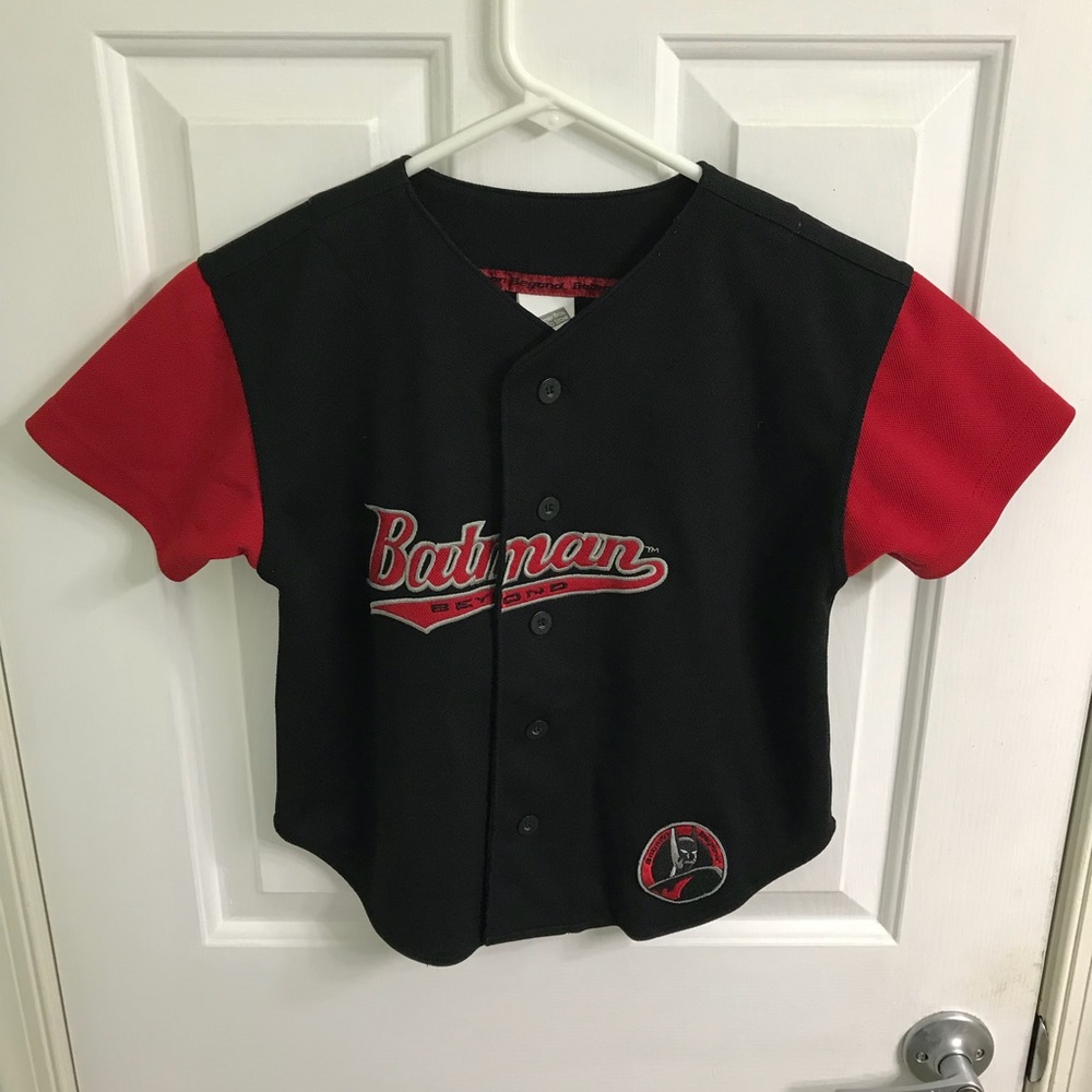 Boys button up Batman jersey size 4